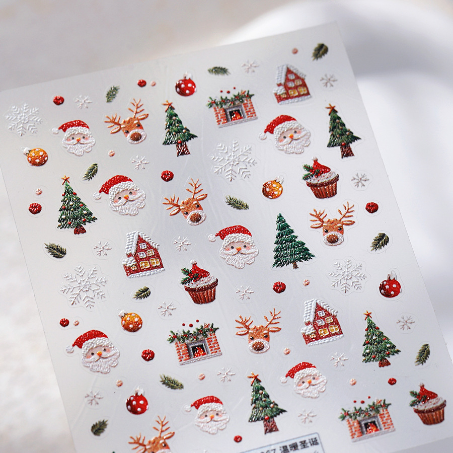 Niedliche Weihnachts-Nagelaufk – Nail Art Xmas Design Bewertung und Preis