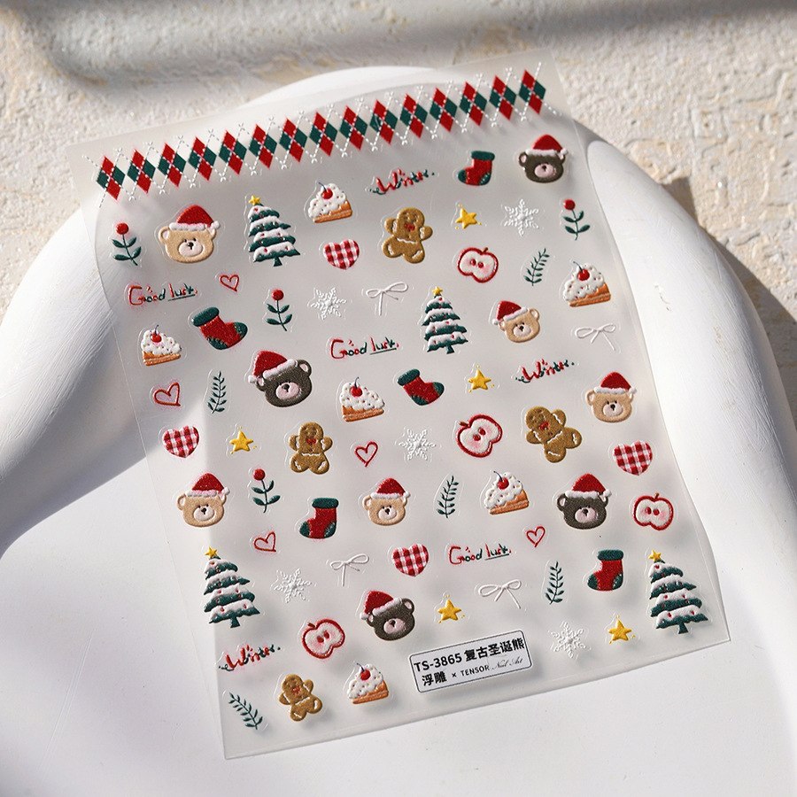 Niedliche Weihnachts-Nagelaufk – Nail Art Xmas Design Bewertung und Preis