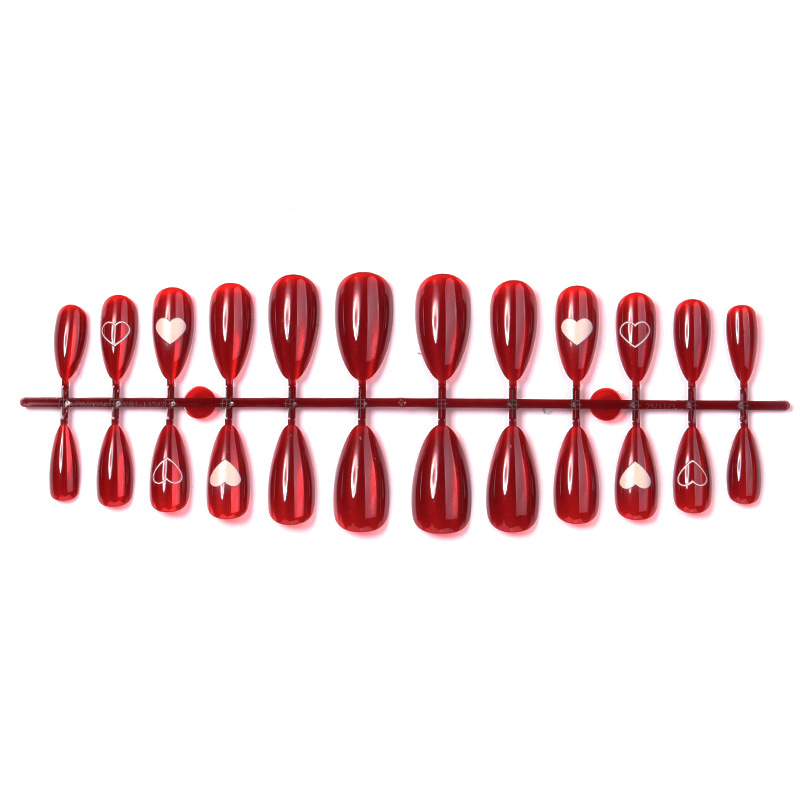 24 Stück einfache rote Katzena – Nail Art Cat Eye Simple Bewertung und Preis