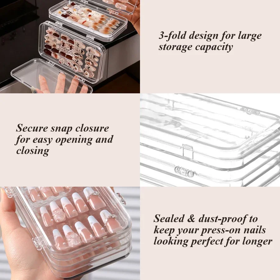 Transparente Faltbare Aufbewah – Nail Art Quotes Bewertung und Preis