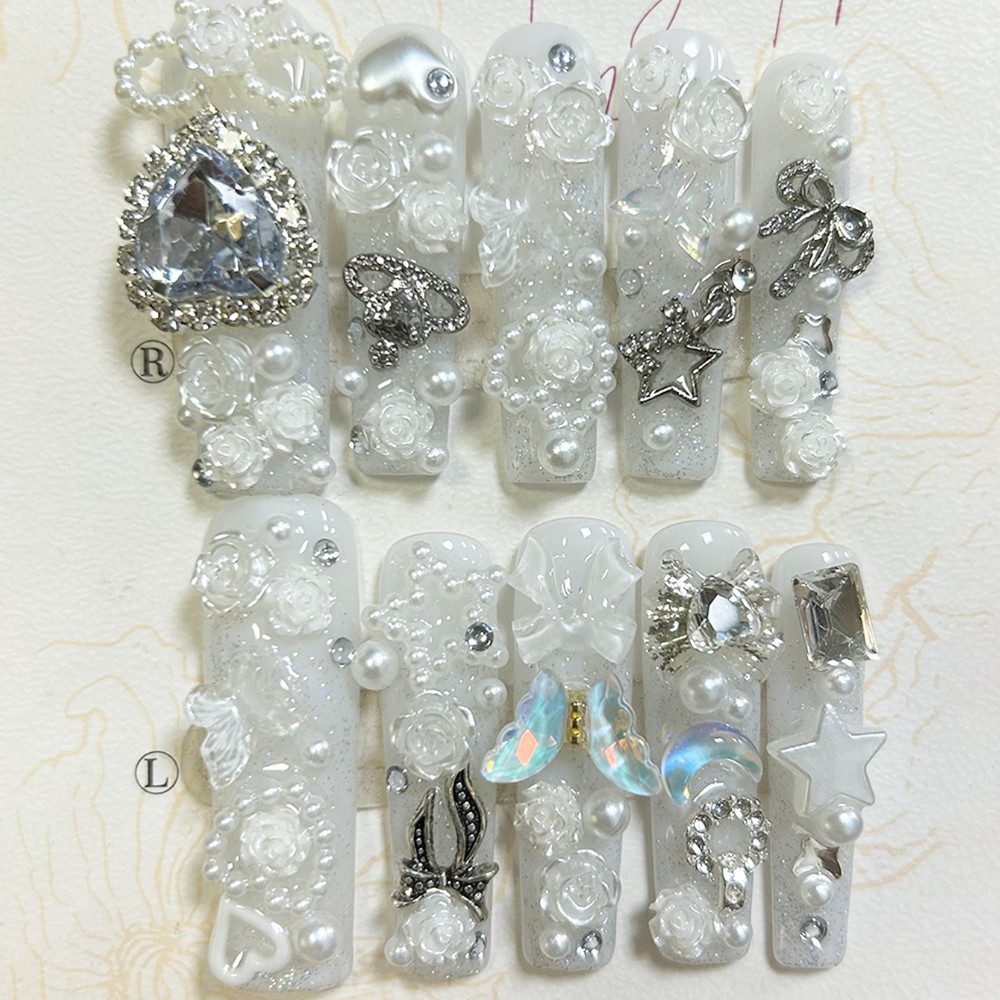 10 Stück Niedliche Jirai Kei W – Nail Art Glitter Bewertung und Preis