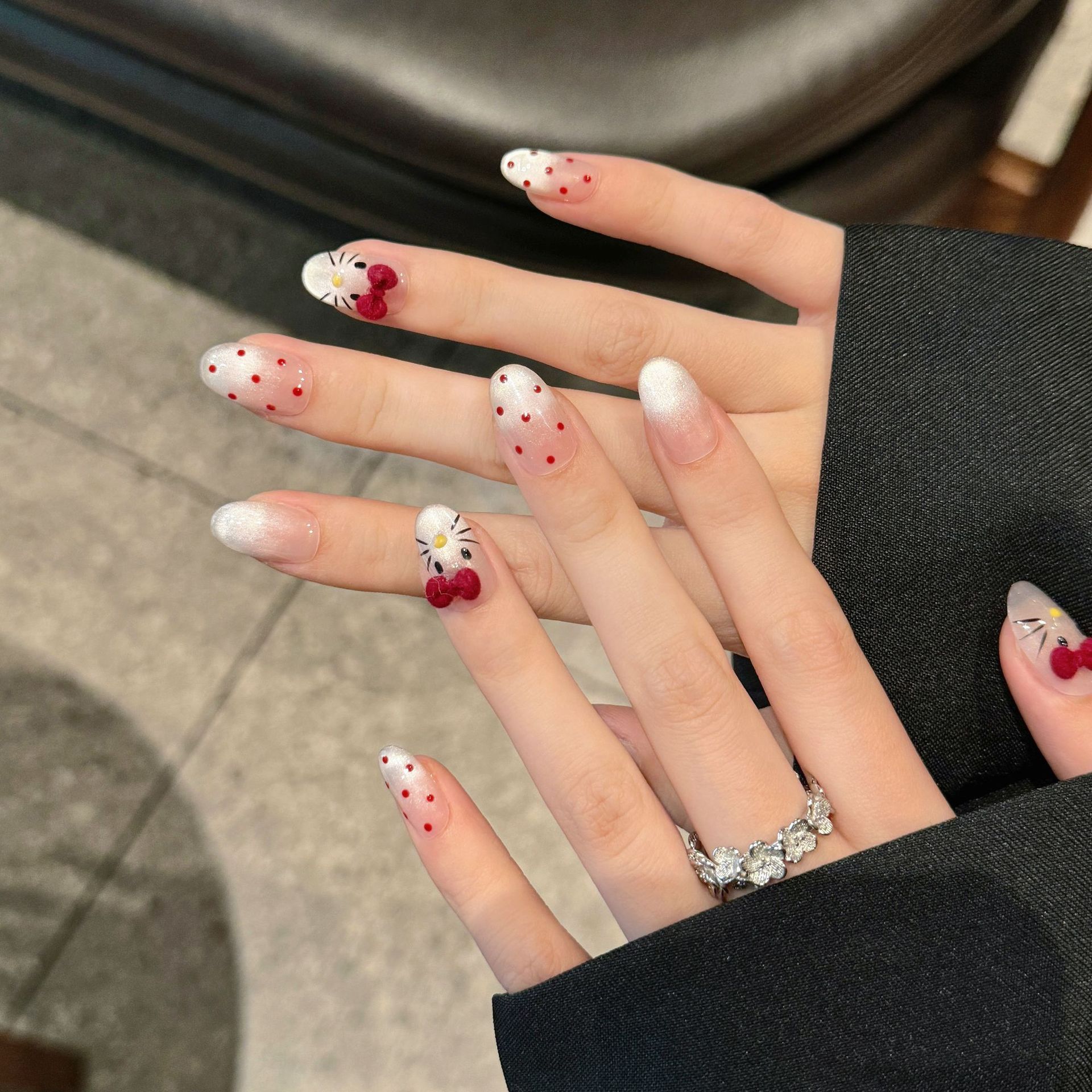 10 Stück rein handgepresste ov – Nail Art Eye Cat Bewertung und Preis