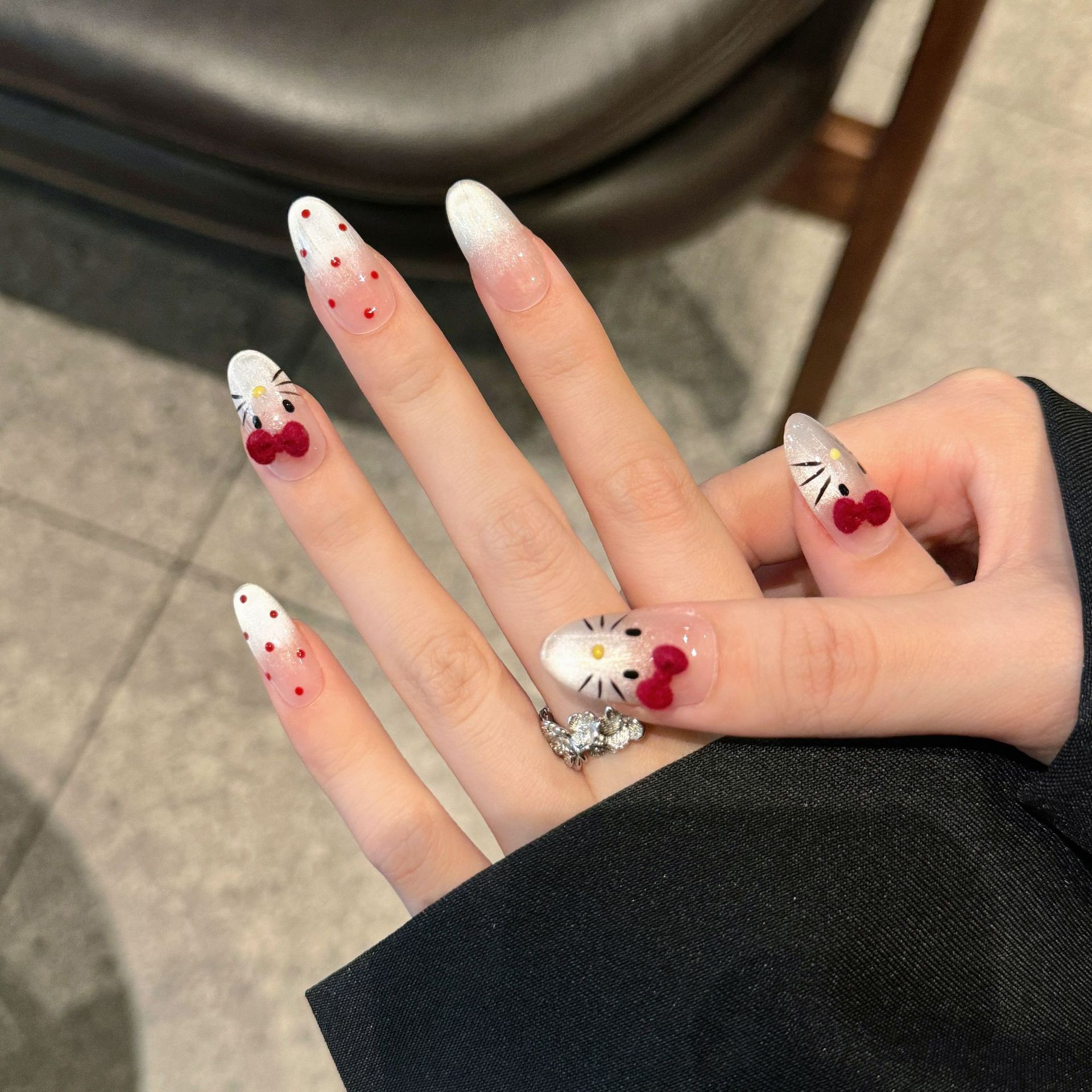 10 Stück rein handgepresste ov – Nail Art Eye Cat Bewertung und Preis