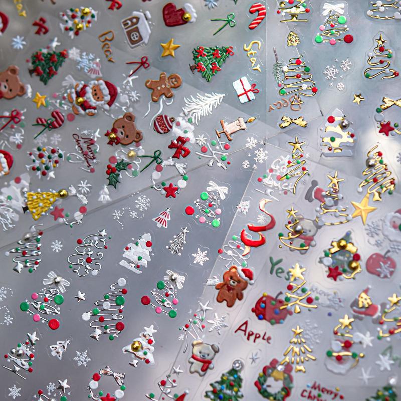 3D-Weihnachts-Nagelkunst-Aufkl – Nail Art Xmas Design Bewertung und Preis