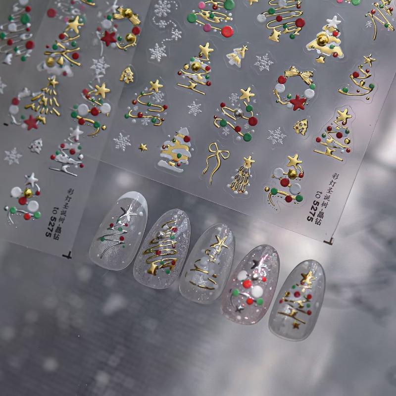 3D-Weihnachts-Nagelkunst-Aufkl – Nail Art Xmas Design Bewertung und Preis