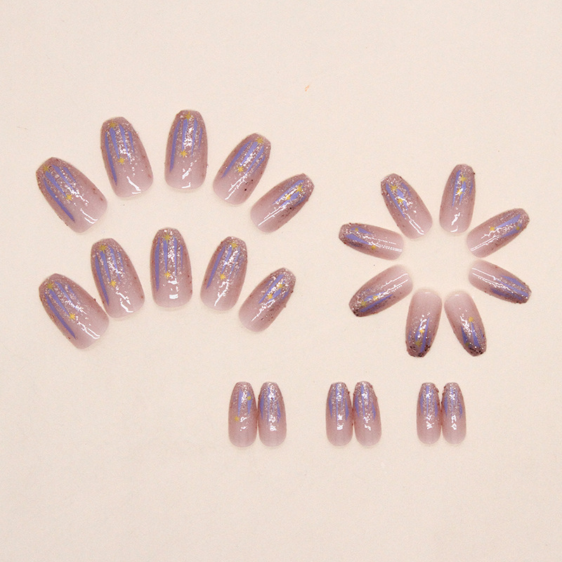Kurze künstliche Nägel für Fra – Nail Art Glossy Bewertung und Preis