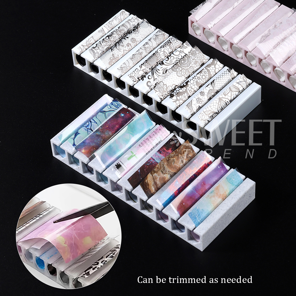 Aufbewahrungsbox für Nageltran – Nail Foil Transfer Bewertung und Preis