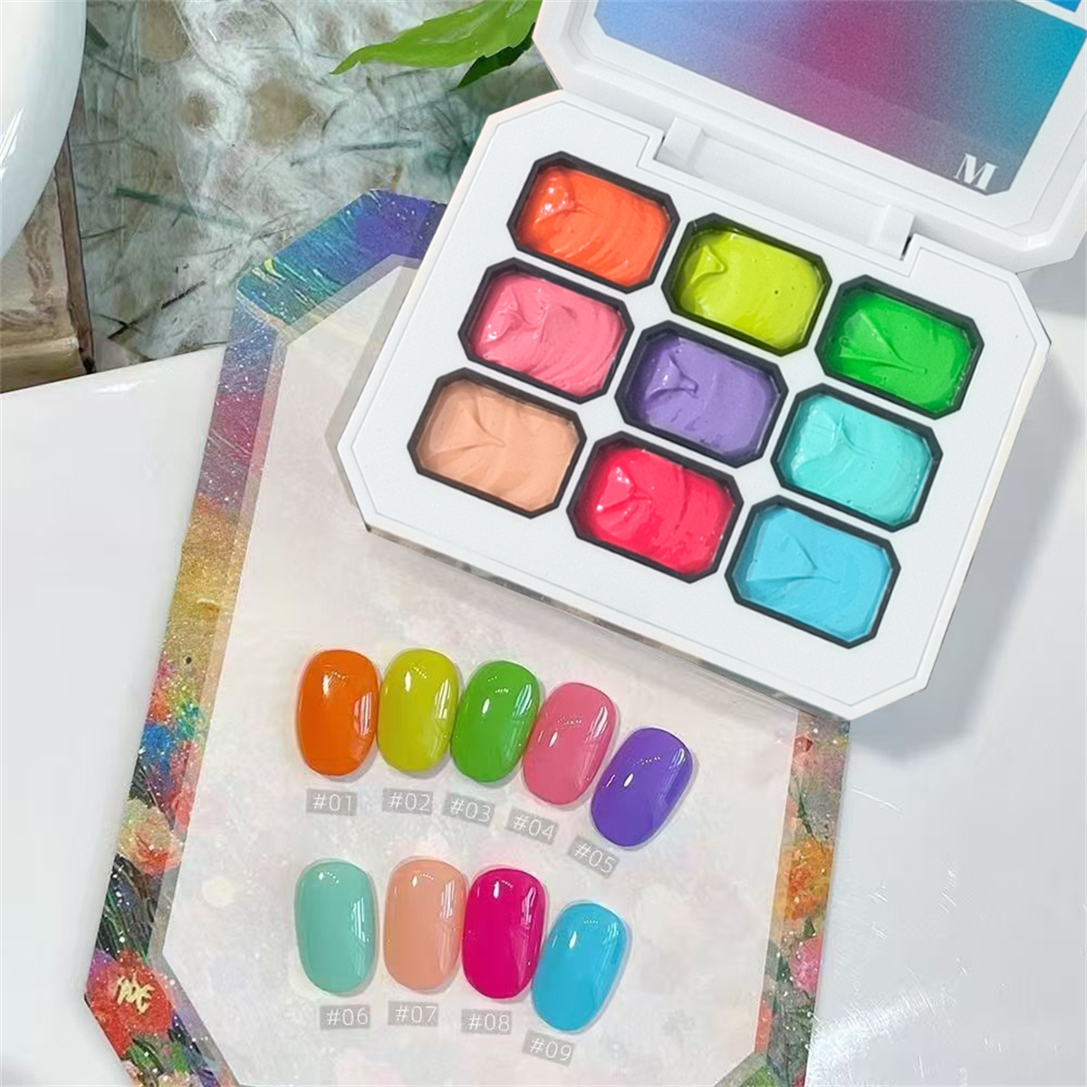 1 Stück 9-Farben Solid Nagella – Nail Art Painting Bewertung und Preis