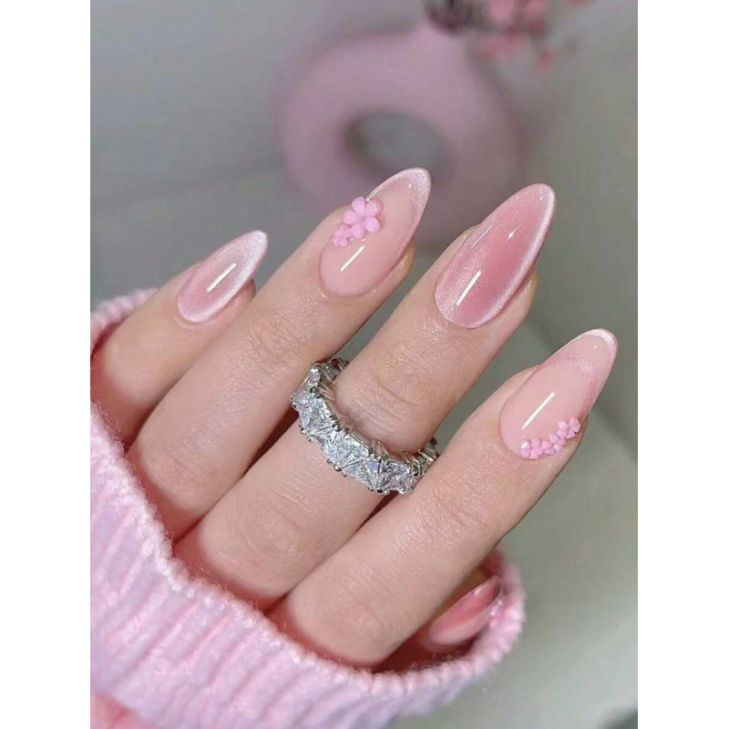 10 Stück handgefertigte mittel – Nail Art Cat Eye Simple Bewertung und Preis