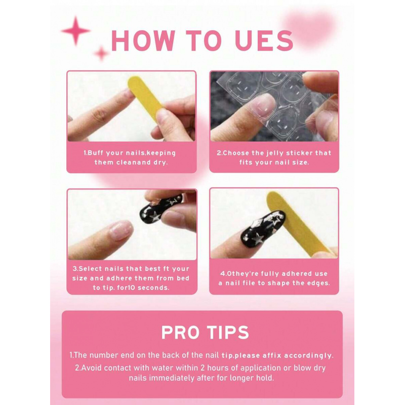 10 Stück handgefertigte mittel – Nail Art Cat Eye Simple Bewertung und Preis