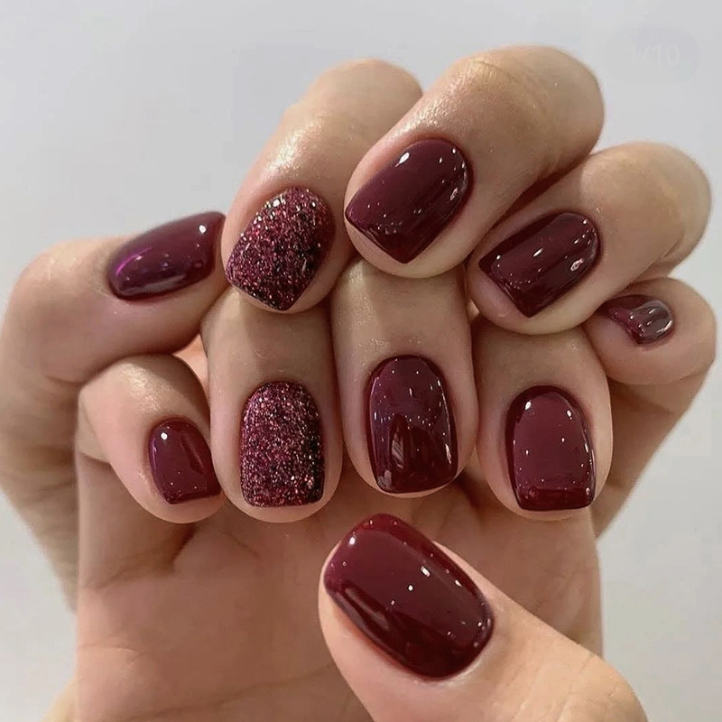 24 Stück einfarbige Nägel zum  – Nail Art Fake Bewertung und Preis